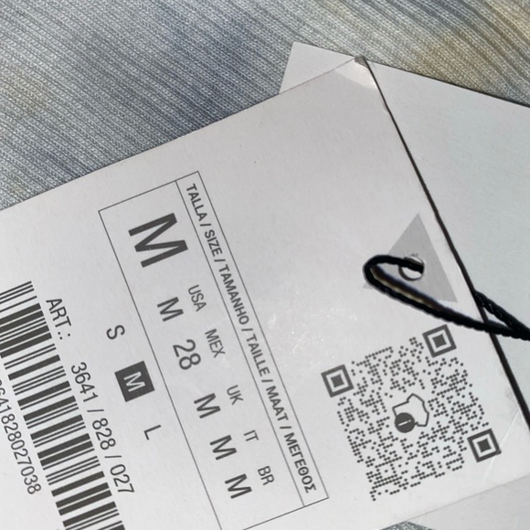 Zara Medium Flare Leg Leggings Tie Dye NWT - Picture 13 of 16